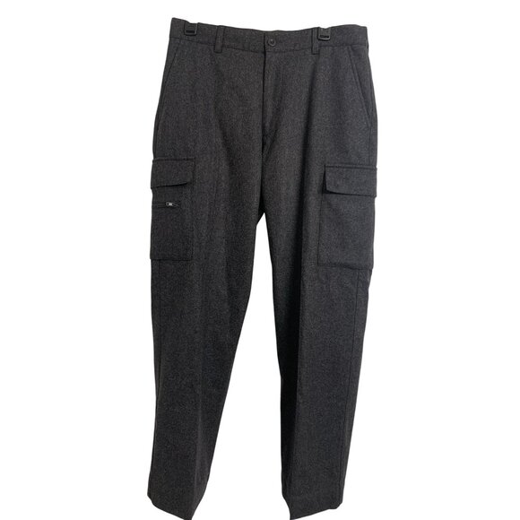 Banana Republic Other - Banana Republic Dawson Wool Cargo Trousers Pants 32/30 Gray
